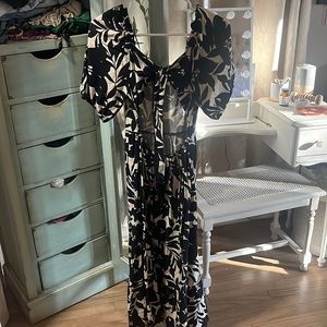 The perfect floral, flows, Spring, Summer, Vacation, Wedding dress!